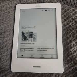 Kobo E-Reader Touch White 6" Screen 2GB WiFi N905C EBook Touchscreen